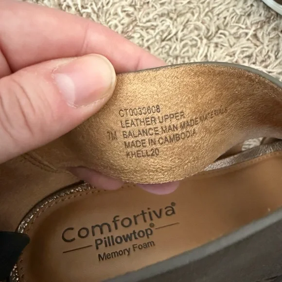 Comfortiva Pacifica Strappy Sandals women’s size 7 - Picture 9 of 9
